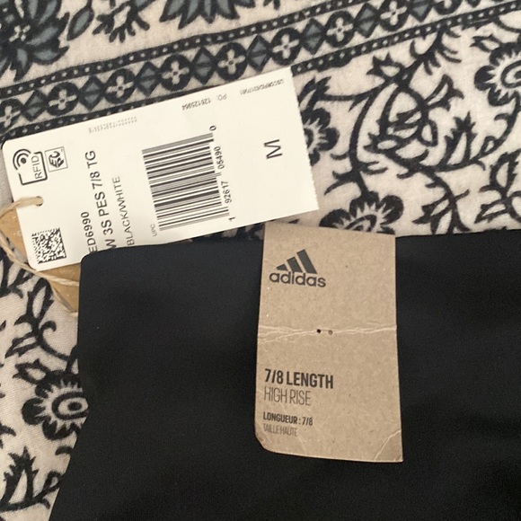 Adidas Size Medium High Rise Leggings - NWT - Picture 2 of 4